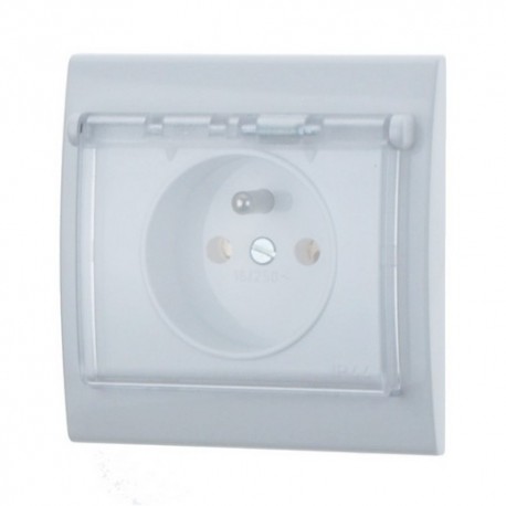 zásuvka Tesla 1 - nás.PR 4FN 150 71.901  biela IP44